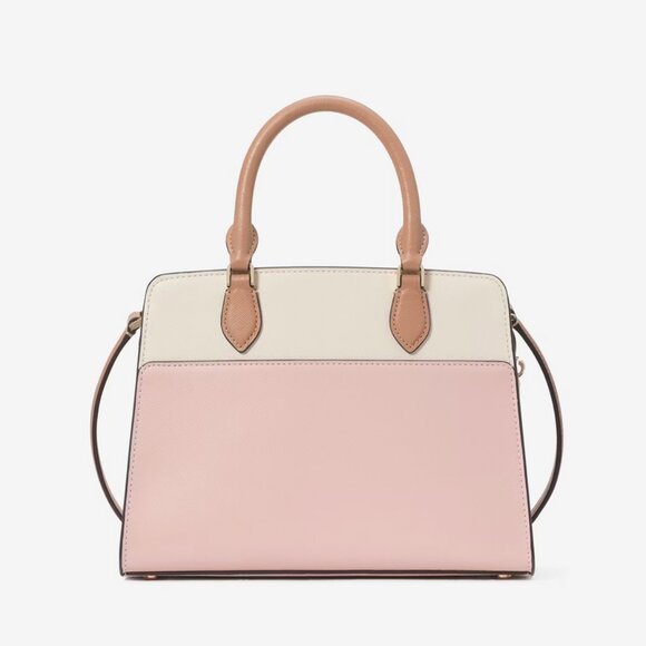 Kate Spade New York Madison Small Satchel Top Handle Crossbody - Rose Smoke - Picture 5 of 6